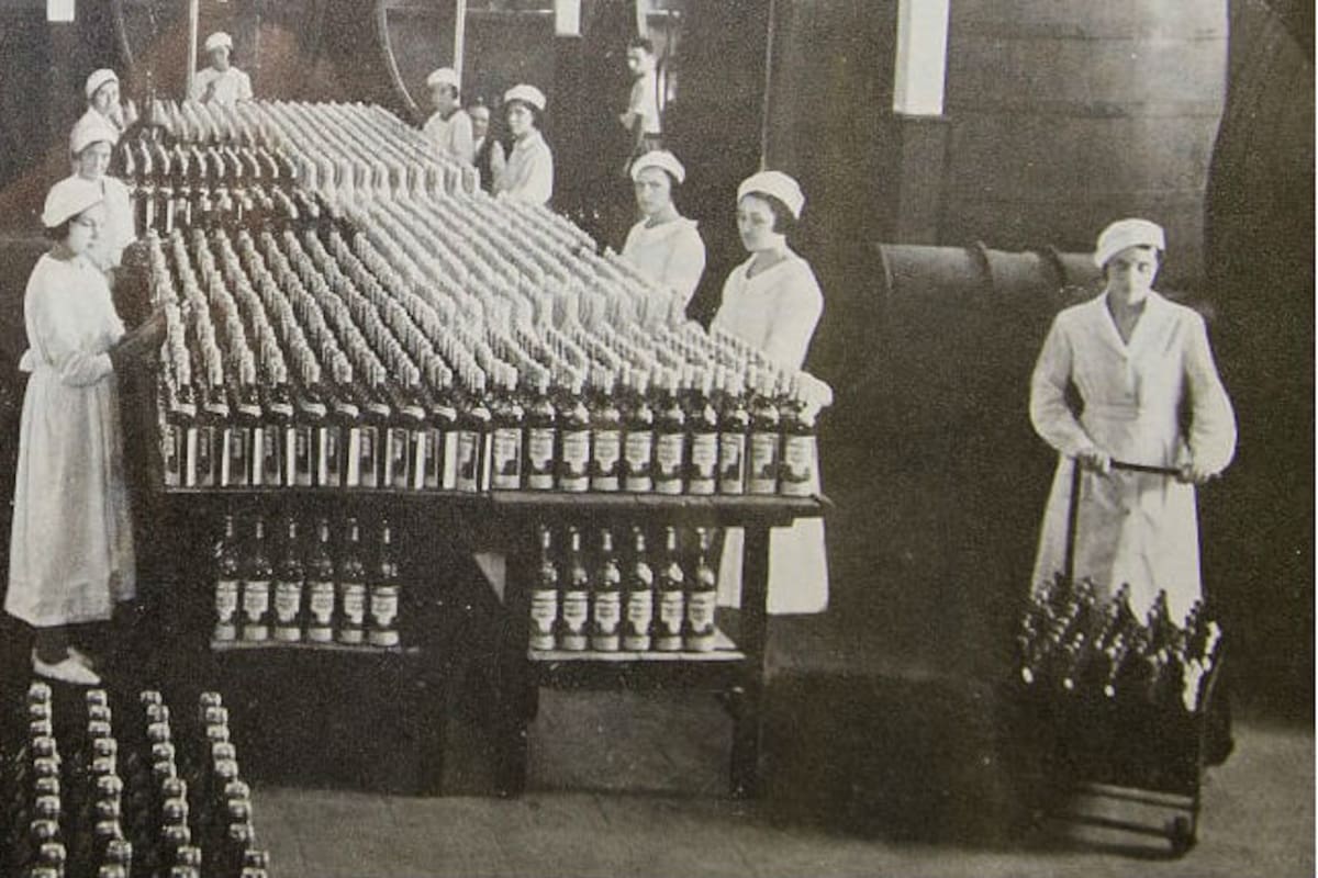 La fábrica de Lusera, a pleno