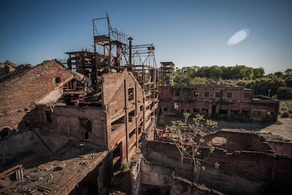 La fábrica de zinc abandonada, en Zárate.