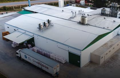 La fábrica donde tuvo lugar la tragedia de los dos operarios.