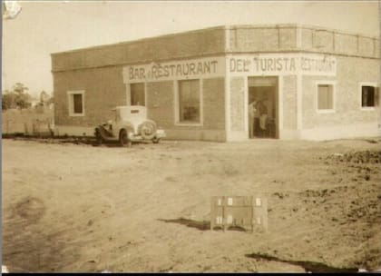 La fachada de la locación hace casi 100 años