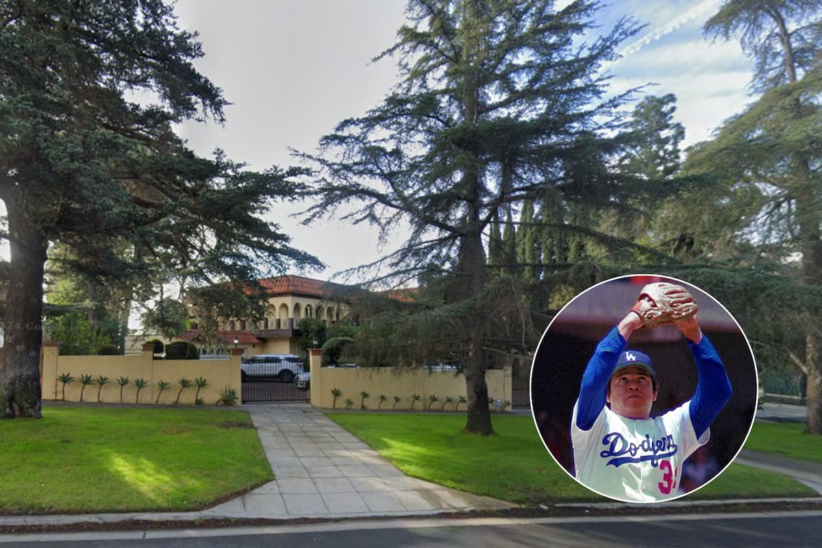 La fachada de la mansión de Fernando Valenzuela, construida en 1915 y reformada en 1965, combina el lujo con la calidez del estilo español