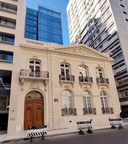 La fachada de la Mansión Mihura, remodelada (Facebook: Belle Epoque - La Argentina del Centenario)