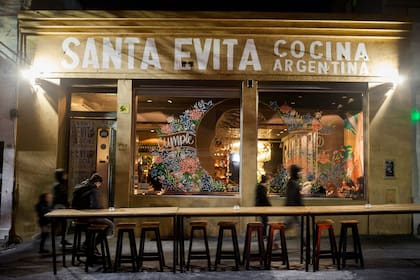 La fachada del restaurante.