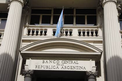 La fachada del Banco Central.