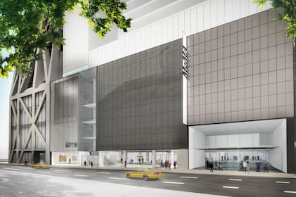 La fachada del edificio ampliado del MoMA, diseñada por los arquitectos Diller Scofidio + Renfro