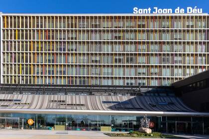 La fachada del hospital pediátrico de Barcelona