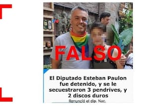Una placa apócrifa intentó instalar que el diputado Esteban Paulón había sido detenido
