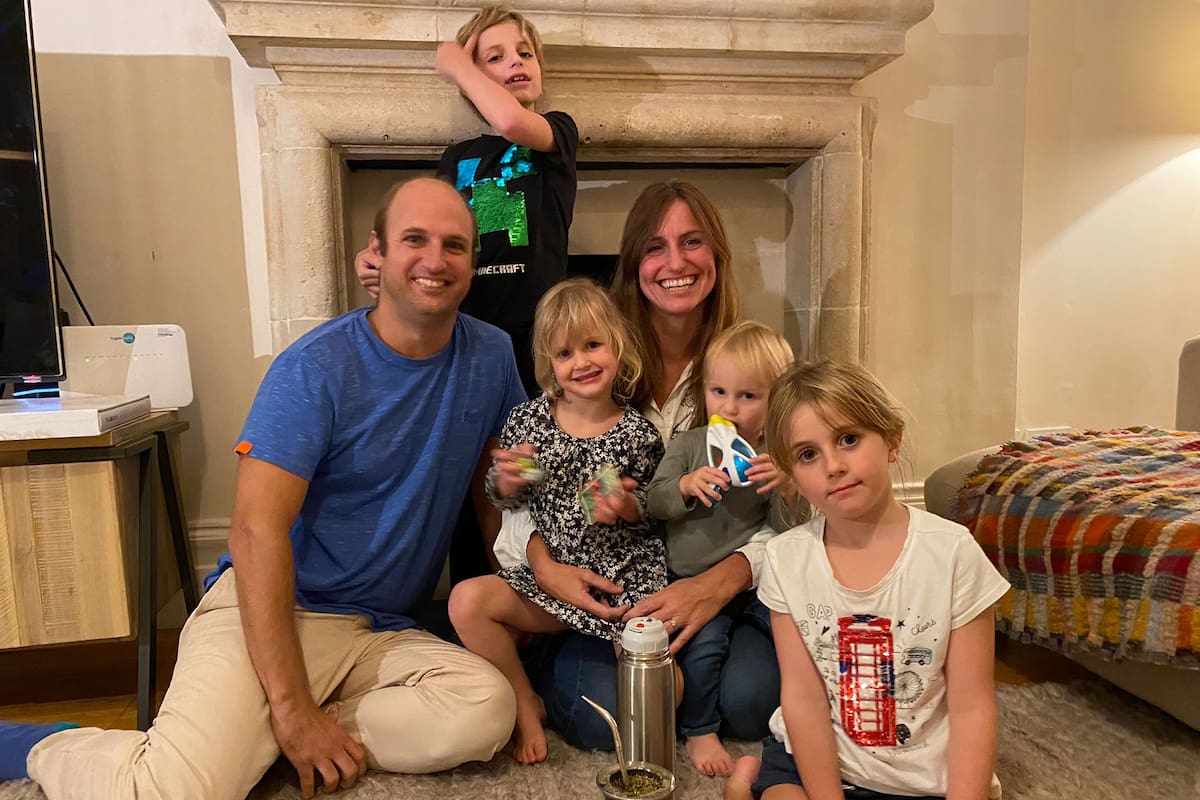 La familia Becker vive en Londres hace siete años