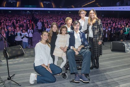 La familia Bullrich-Siqueiros en el evento de la Fundación