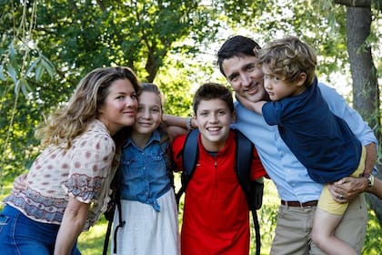 La familia de Trudeau