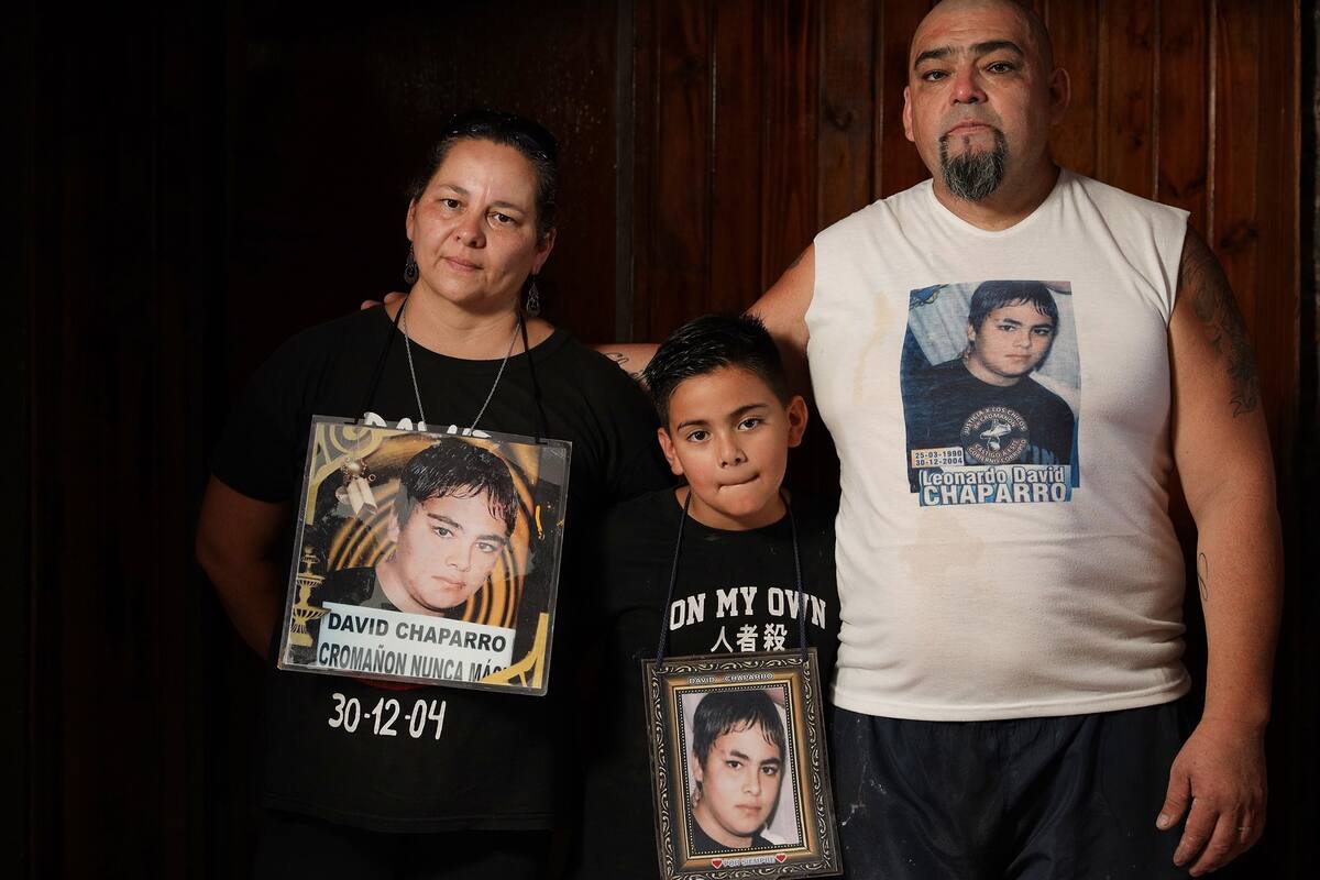 La familia de David Chaparro