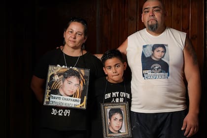La familia de David Chaparro