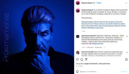La familia de Diego Verdaguer recordó al cantante en su cumpleaños con el lanzamiento de una canción.