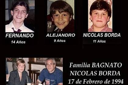La familia de Matías Bagnato fue asesinada en 1994