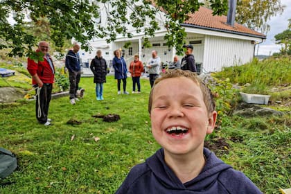 La familia de Noruega se mostró feliz con su descubrimiento