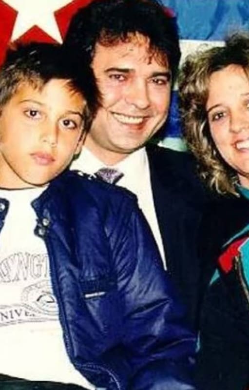La familia de Orestes Lorenzo a poco de llegar a los Estados Unidos