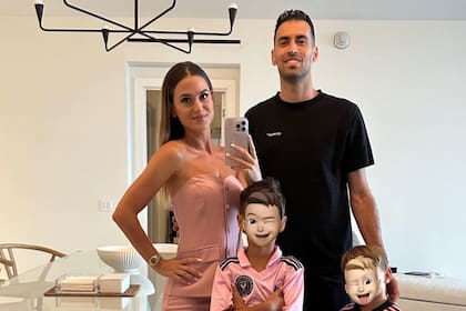 La familia de Sergio Busquets vivirá su cambio de vida en Miami junto con los Messi, con quienes comparten amistad hace muchos años