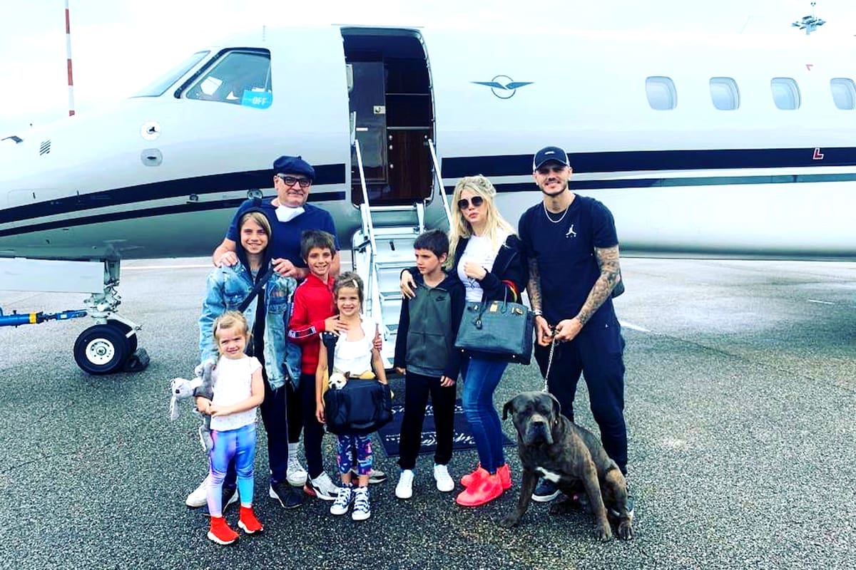 La familia de Wanda Nara y Mauro Icardi, a punto de mudarse a París. Fuente: Instagram