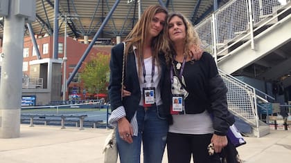 La familia del Peque en el US Open