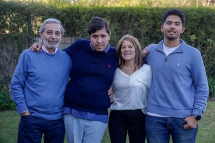 La familia Demirci: Ricardo, Iván, Marta y Brian