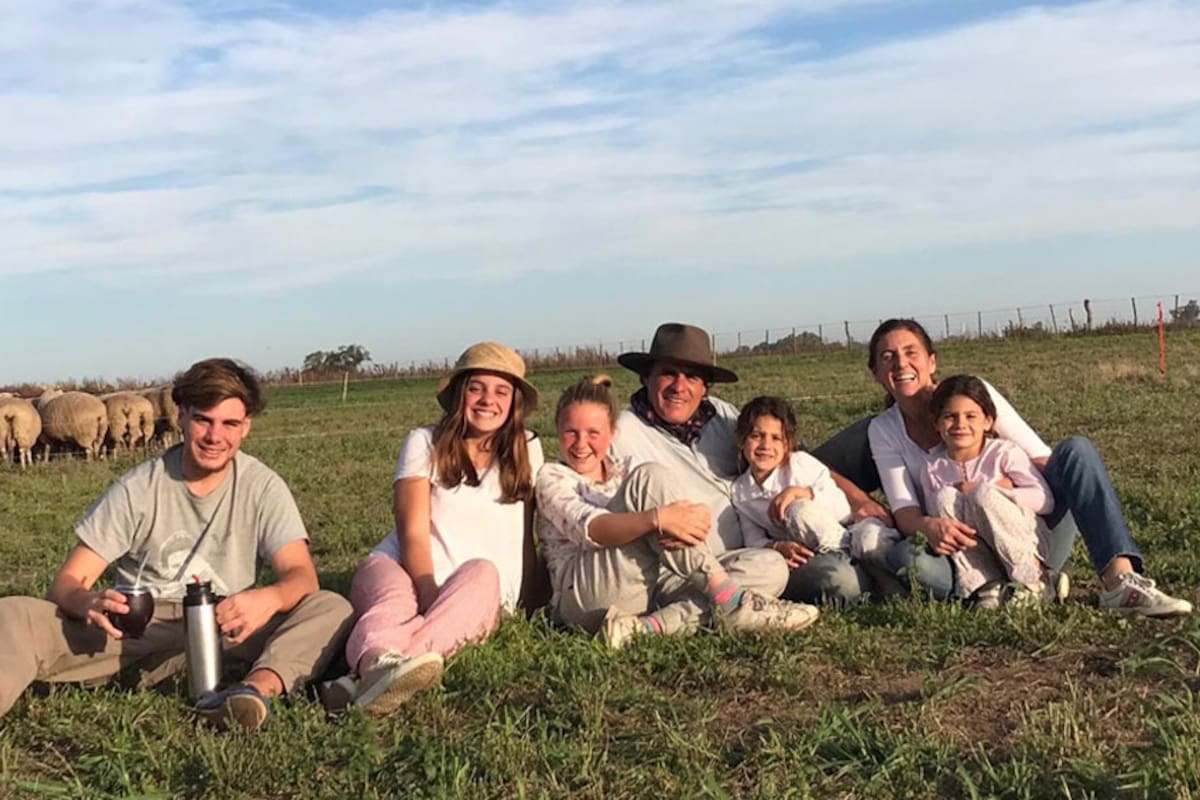 La familia Green, a pleno