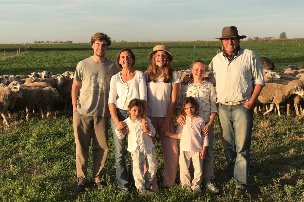 La familia Green empezó con un pequeño proyecto donde involucrar a su familia y 100 ovejas