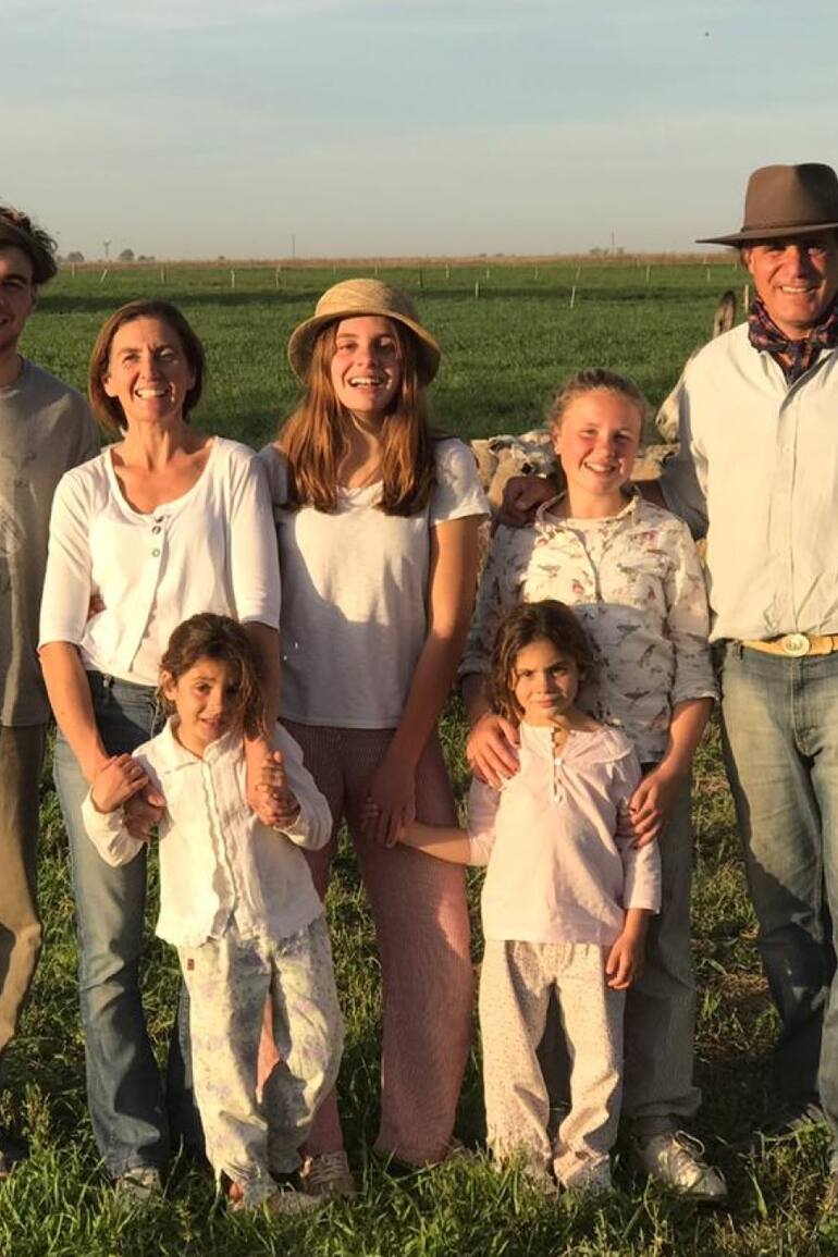 La familia Green empezó con un pequeño proyecto donde involucrar a su familia y 100 ovejas