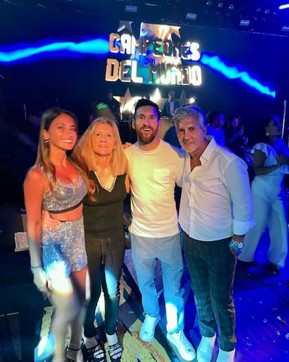 La familia Messi celebró junta distintos momentos importantes (Foto: Instagram @jorge.sole)