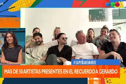 La familia Montaner recordando sus anécdotas con Rozín