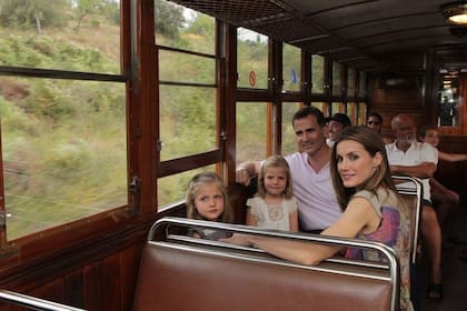 La familia real disfrutó de un viaje en Mallorca