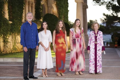 La familia real durante sus vacaciones en Mallorca