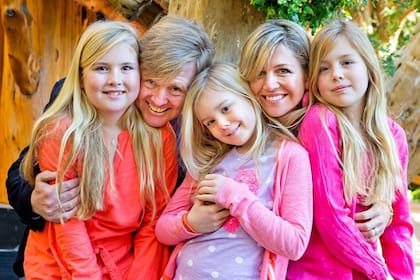 La familia real durante sus vacaciones en la Argentina en 2014