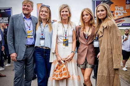 La familia real holandesa en el GP de los Países Bajos