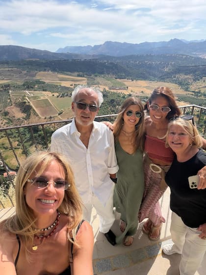 La familia recorrió algunos de los rincones más bellos del sur de España