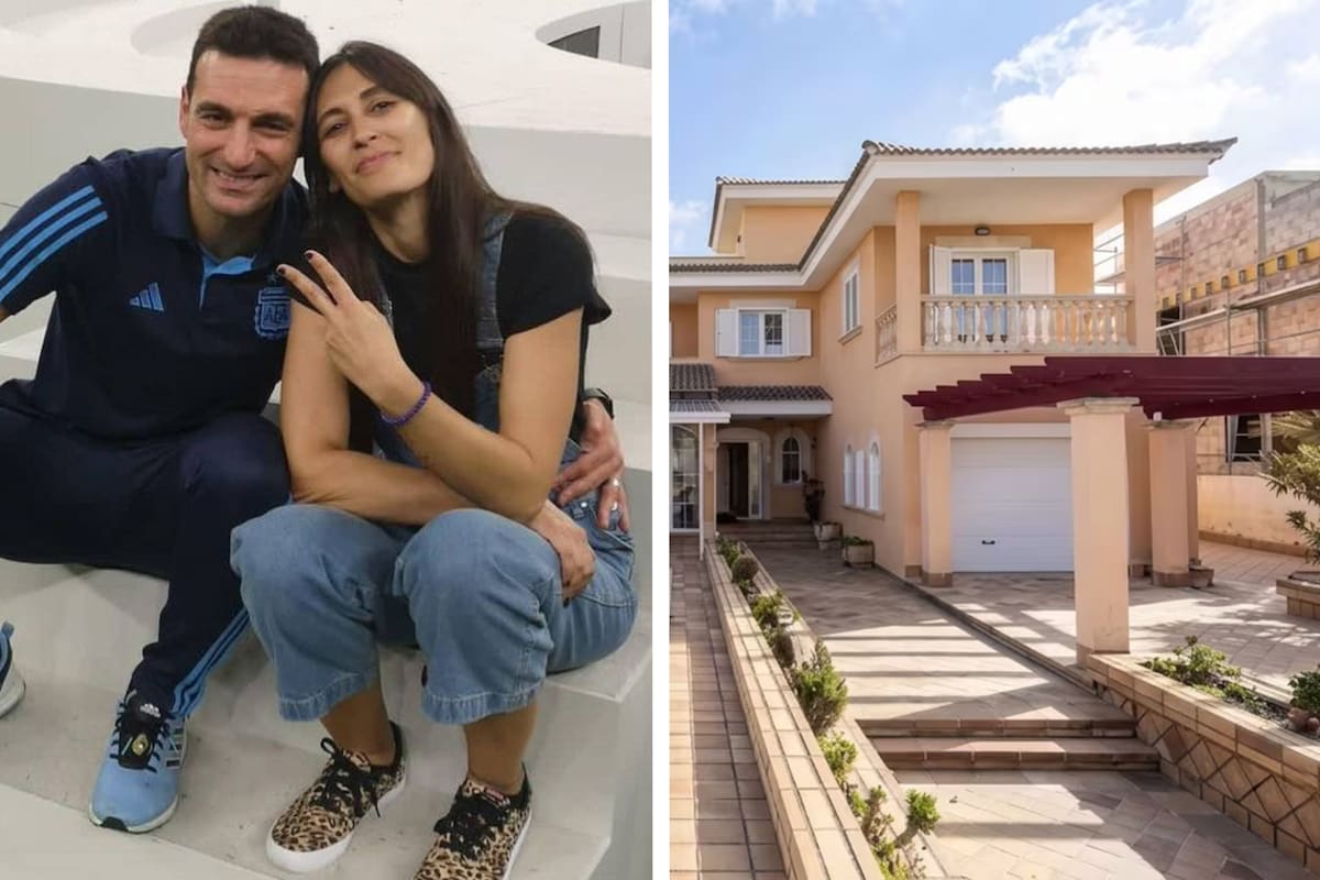 La familia Scaloni vive en Mallorcia: Lionel y Elisa están juntos desde 2009 y tienen dos hijos