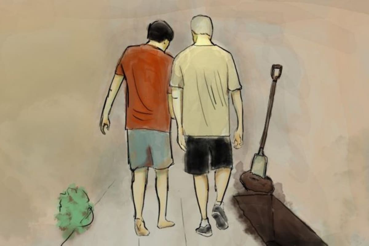 La familia se mudó a la casa en 2018