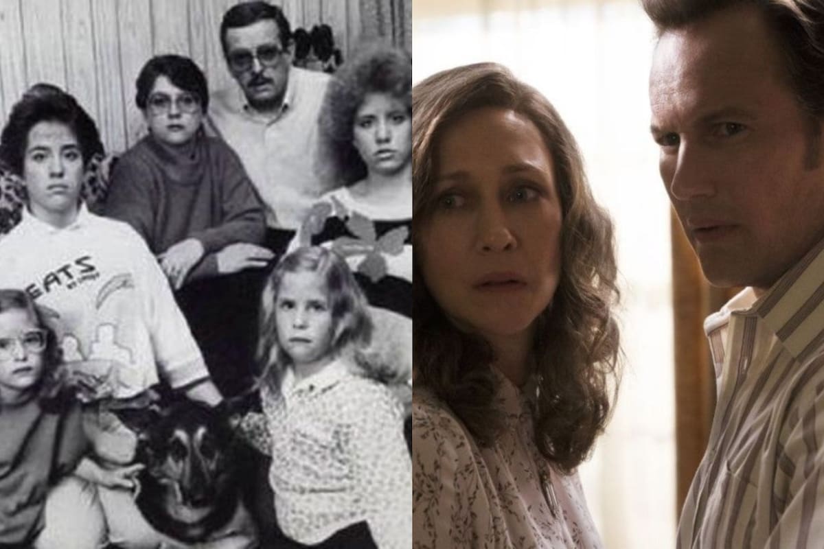 La familia Smurl, de Pennsylvania, inspiró la historia de la película El Conjuro, con sus experiencias paranormales (Web/Warner Bros)