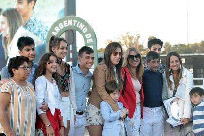 La familia, una de las claves del éxito de Falero en su trayectoria
