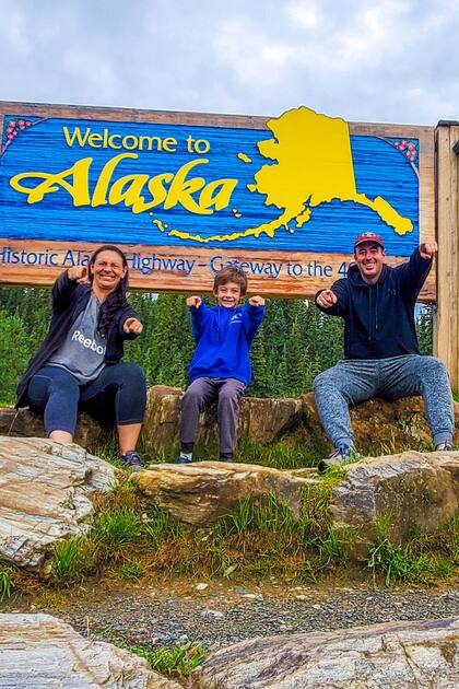 La familia viajera en Alaska: "Más que un viaje se convirtió en un estilo de vida”, cuenta Diego Ponce de Leon