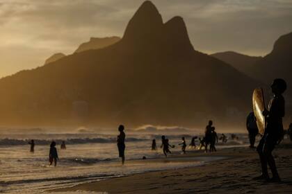 La famosa playa de Ipanema en Río de Janeiro