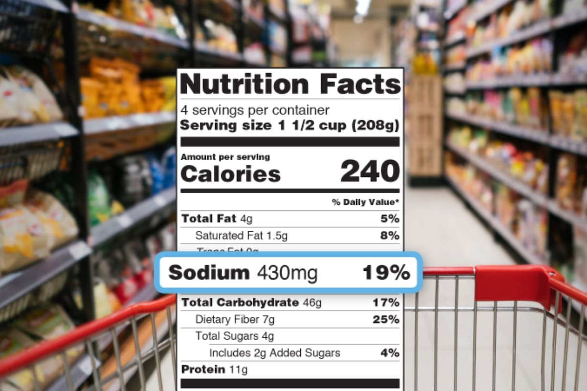 La FDA presentó un borrador actualizado de la iniciativa que busca reducir el contenido de sodio en los productos alimenticios de EE. UU. durante los próximos tres años