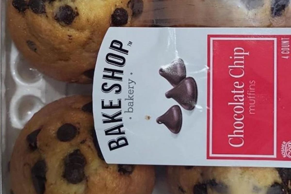 La FDA reclasificó la retirada de muffins con pepitas de chocolate de Bakeshop de ALDI (Imagen de FGF Brands Inc)