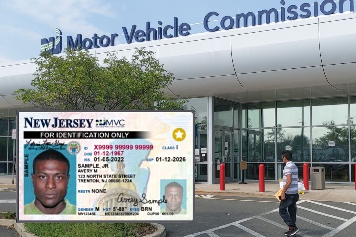 La fecha límite para solicitar la Real ID en Estados Unidos está cada vez más cerca (New Jersey Motor Vehicle Commission)