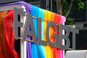 La Federación LGBT+, durante la última Marcha del Orgullo.