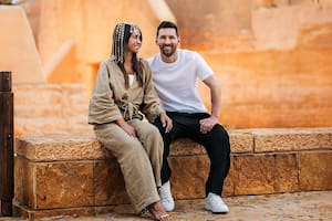 La felicidad de Antonela Roccuzzo y Lionel Messi en Riad