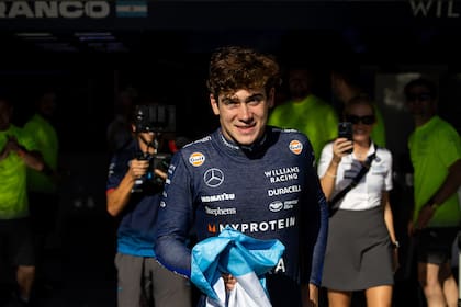 La felicidad de Colapinto en Austin, cuando terminó 10° con Williams