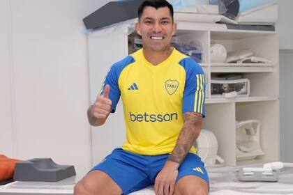 La felicidad de Gary Medel antes de iniciar su segundo ciclo en Boca, que este domingo visitará a Defensa y Justicia en el cierre de la sexta fecha de la Liga Profesional de Fútbol.