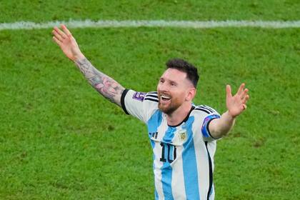 La felicidad de Lionel Messi tras obtener el título mundial