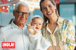 La felicidad de los Costantini junto a su heredera de un año recién cumplido