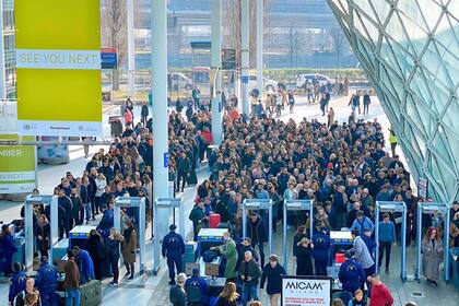La feria internacional de calzado de Milán, The Micam, se celebró del 16 al 19 de febrero y aglomeró a miles de personas